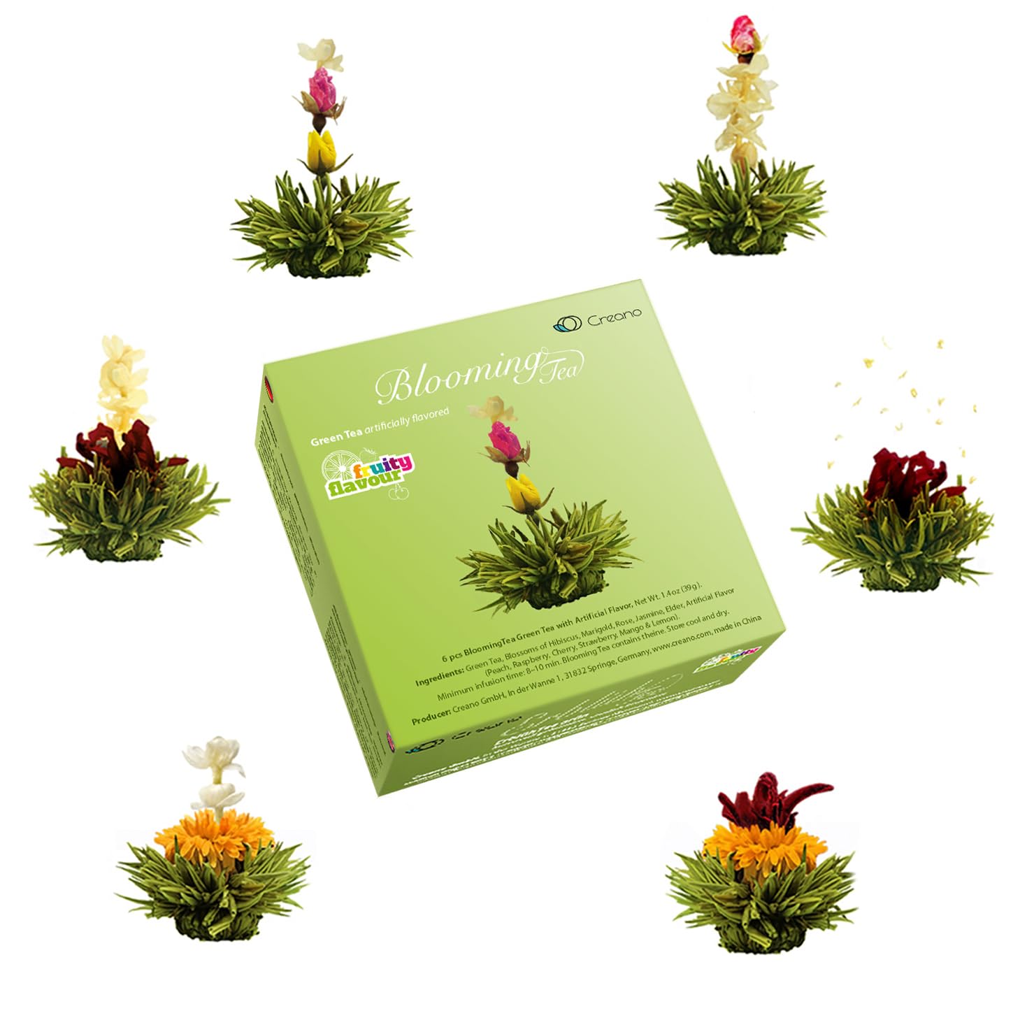 Creano gift box opened with accessories conveying premium presentation