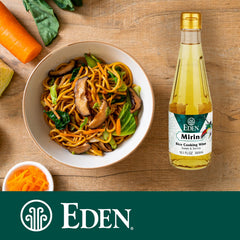 CREATION AND MAINTENANCE OF PURITY IN FOOD Eden mirin pour into spoon demonstrating ease of measuring and glossy texture