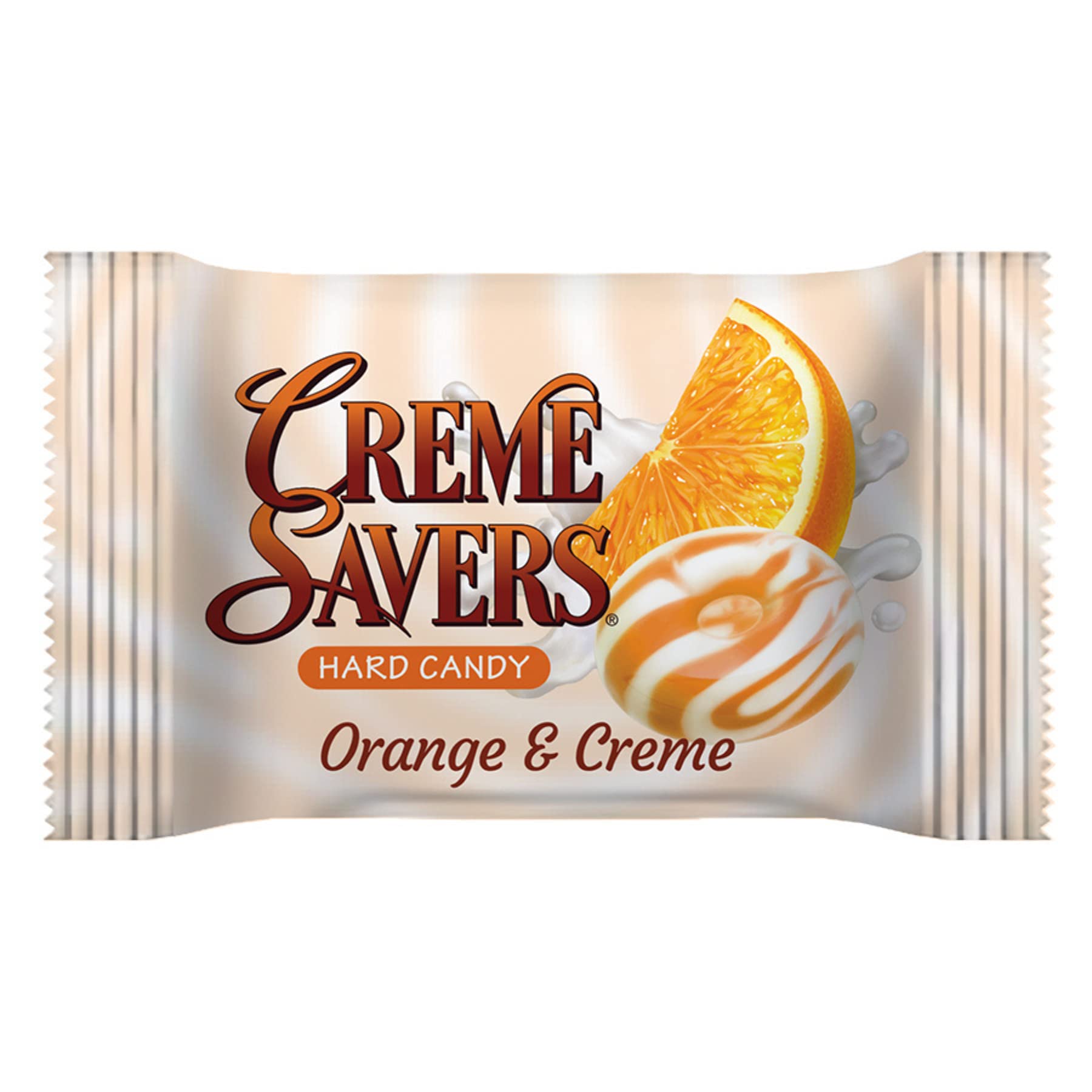 Crème Savers bag held in hand showing compact 3 oz size and portability benefit