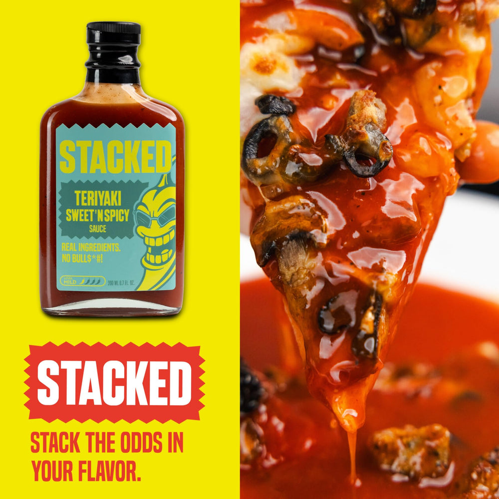 Crippling Hot Sauce bottle next to a measuring spoon showing 6.7 fl oz scale benefit