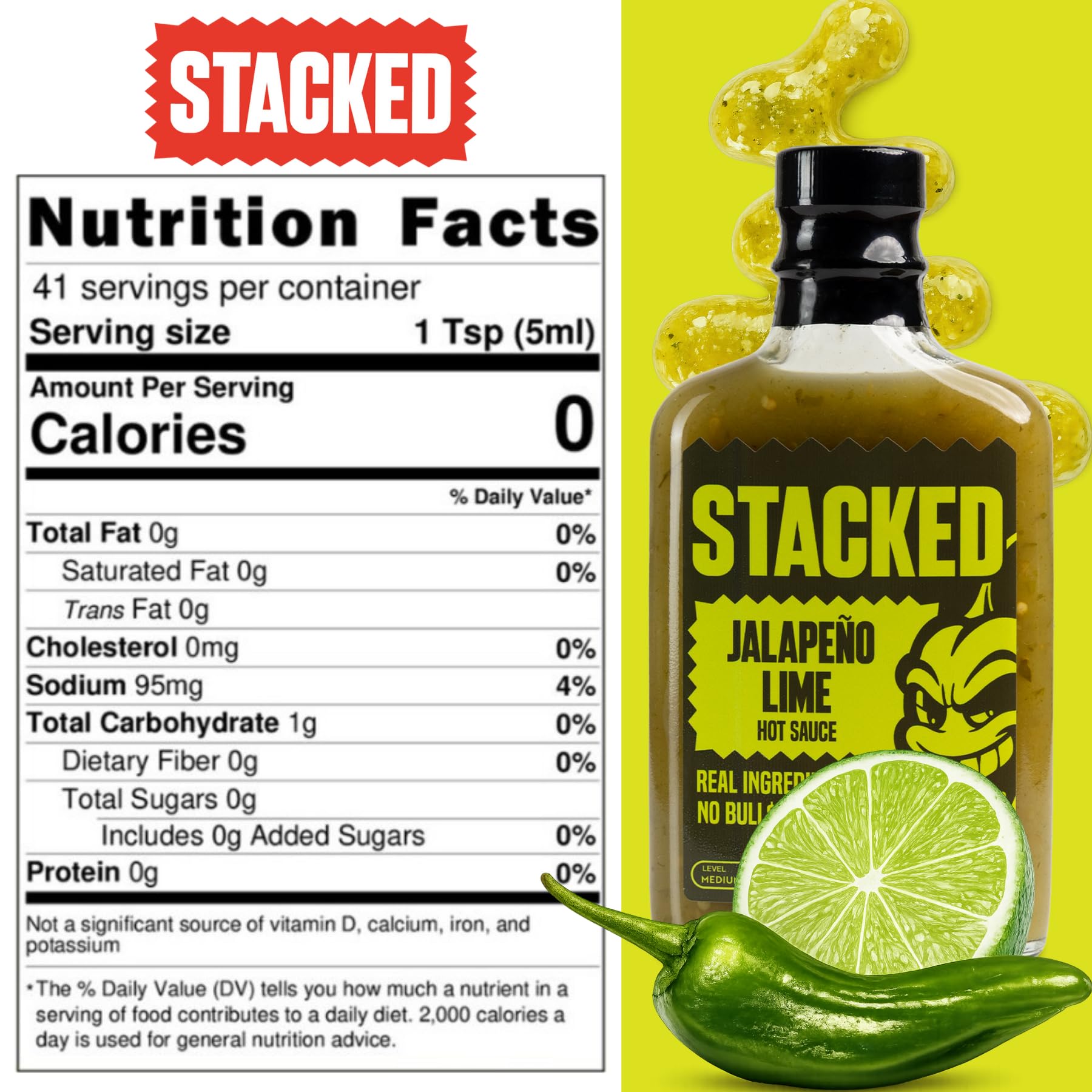 Crippling Hot Sauce drizzled on tacos adding tangy lime flavor and medium heat