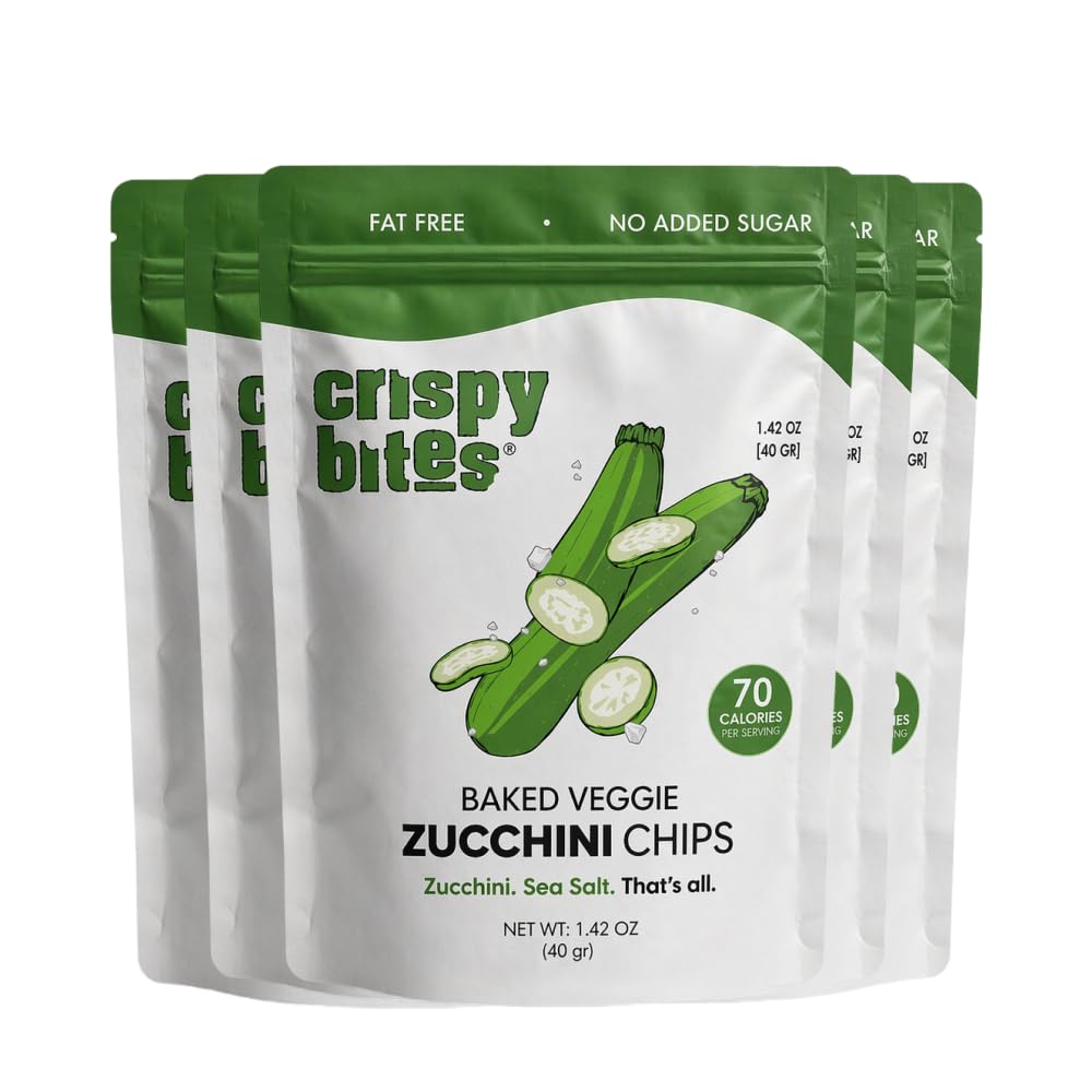 CRISPY BITES front packaging shows sea salt flavor and benefits