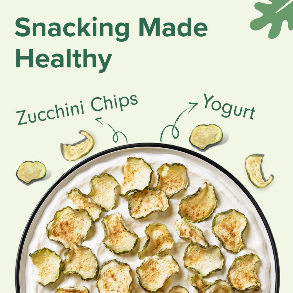 CRISPY BITES pack-of-five size comparison illustrating portion control