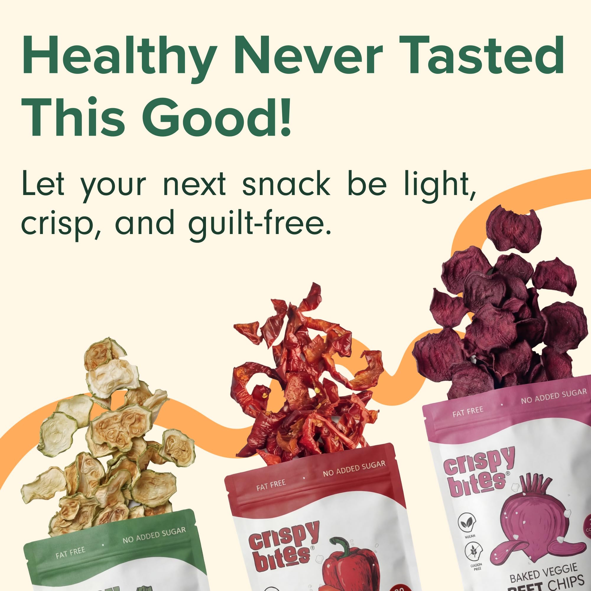 CRISPY BITES sprinkled on salad demonstrating crunch and flavor boost