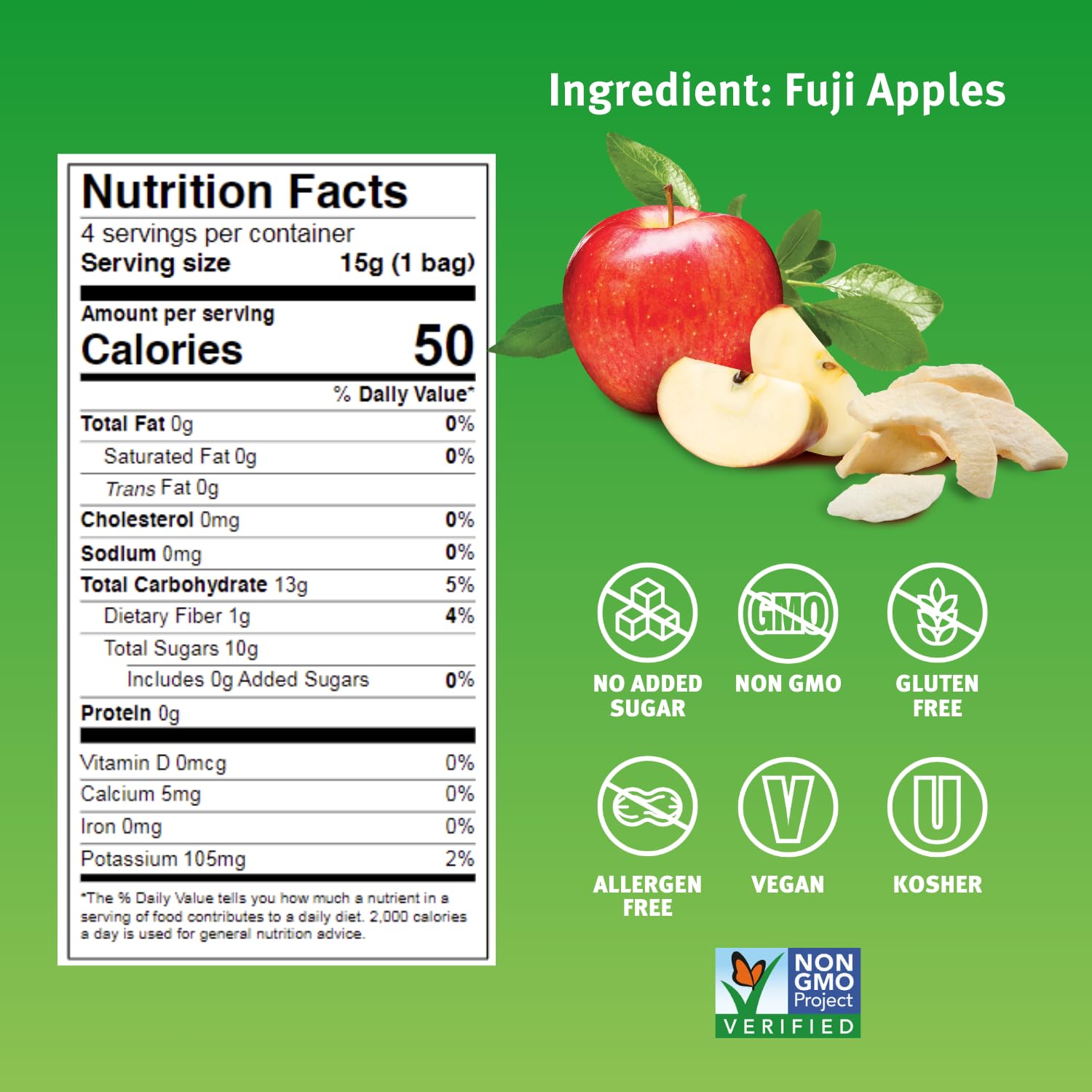 Crispy Green apple close-up crisp texture and natural flavor preserved benefit