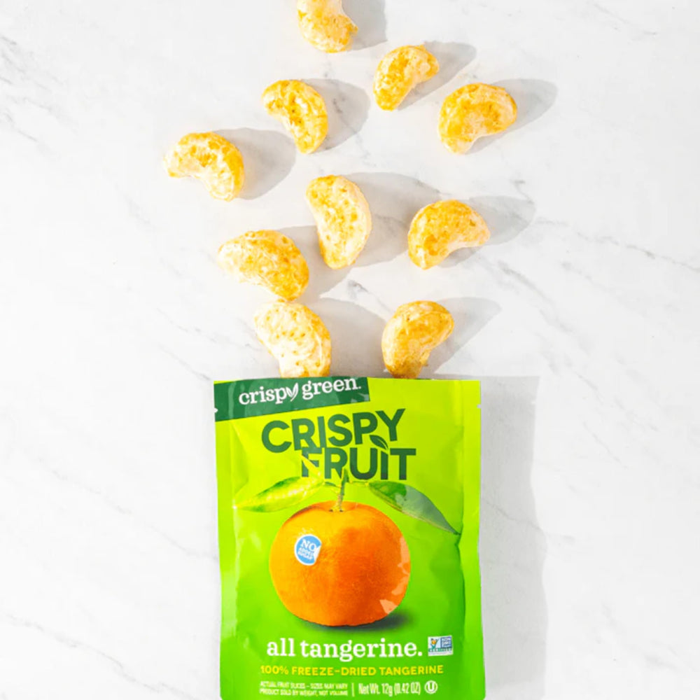 Crispy Green sprinkled on yogurt illustrating added crunch and flavor