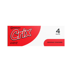 Crix crackers on snack board paired with cheese for easy serving