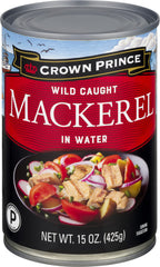 Crown Prince front packaging showing 15 oz can and label, highlights value