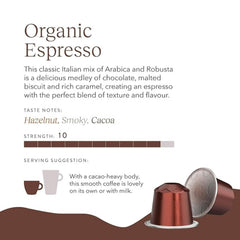 Cru Kafe pod inserted in Nespresso Original machine demonstrating easy compatibility