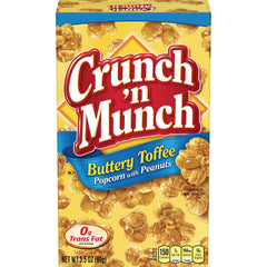 Crunch 'n Munch front packaging showing single 3.5 oz box, portable snack benefit