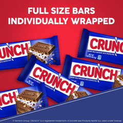 Crunch stacked bars side view demonstrating quantity and convenient storage benefit