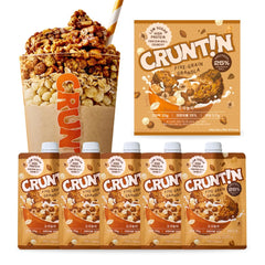 CRUNTIN front packaging showing product identity and convenience