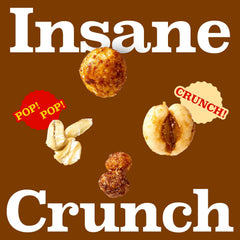CRUNTIN prepared shake in glass demonstrating creamy, low-sugar energy