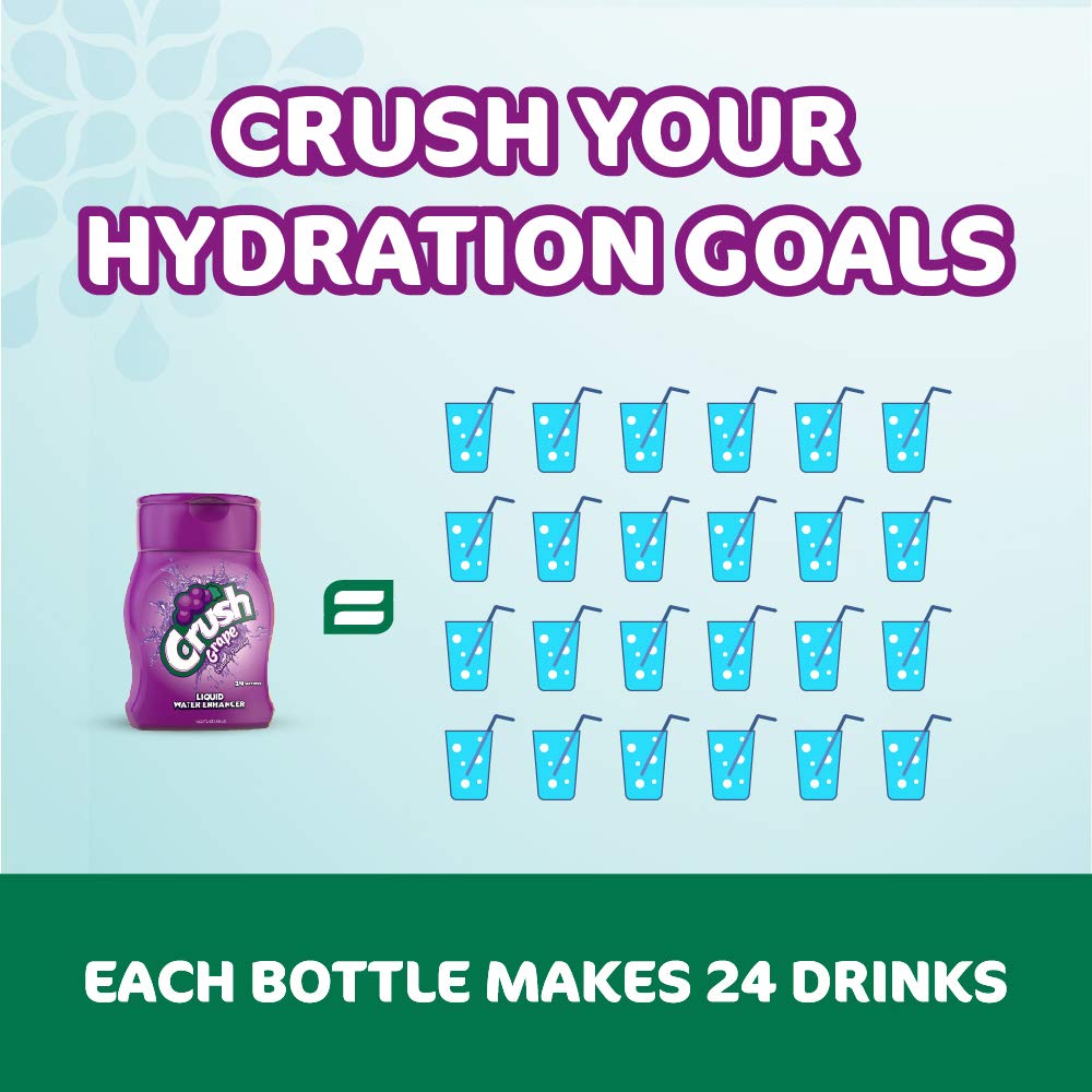 Crush grape bottle tucked inside a lunchbox demonstrating convenience for families on-the-go