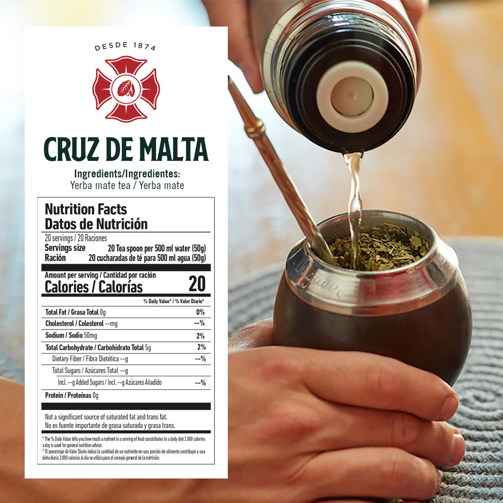 Cruz de Malta loose leaves close-up displaying texture and cut for consistent infusions