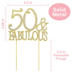 Crystal Creations side profile of 4.5 inch prongs demonstrating secure cake insertion