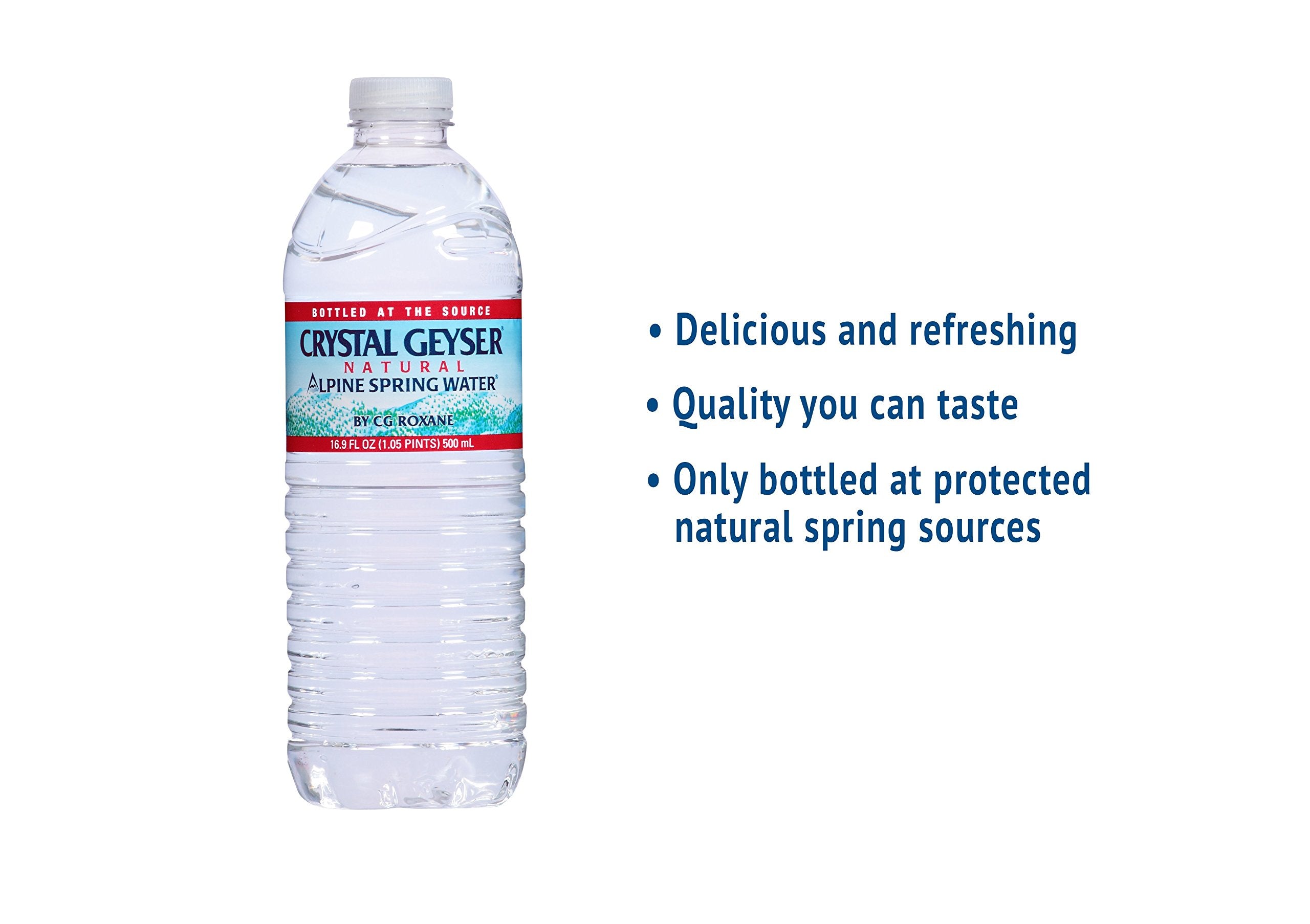 Crystal Geyser protected spring source landscape emphasizing natural sourcing benefit