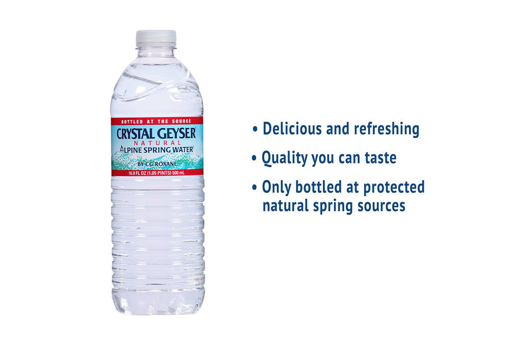 Crystal Geyser protected spring source landscape emphasizing natural sourcing benefit