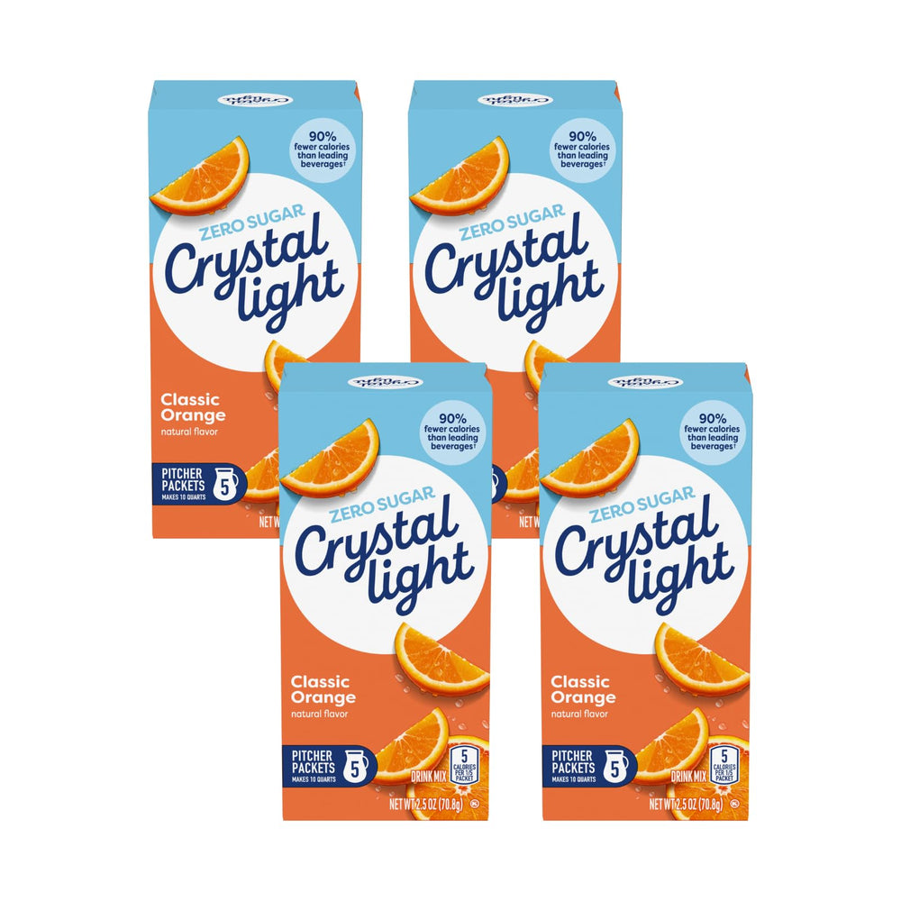 Crystal Light front canister showing packaging and easy storage benefit