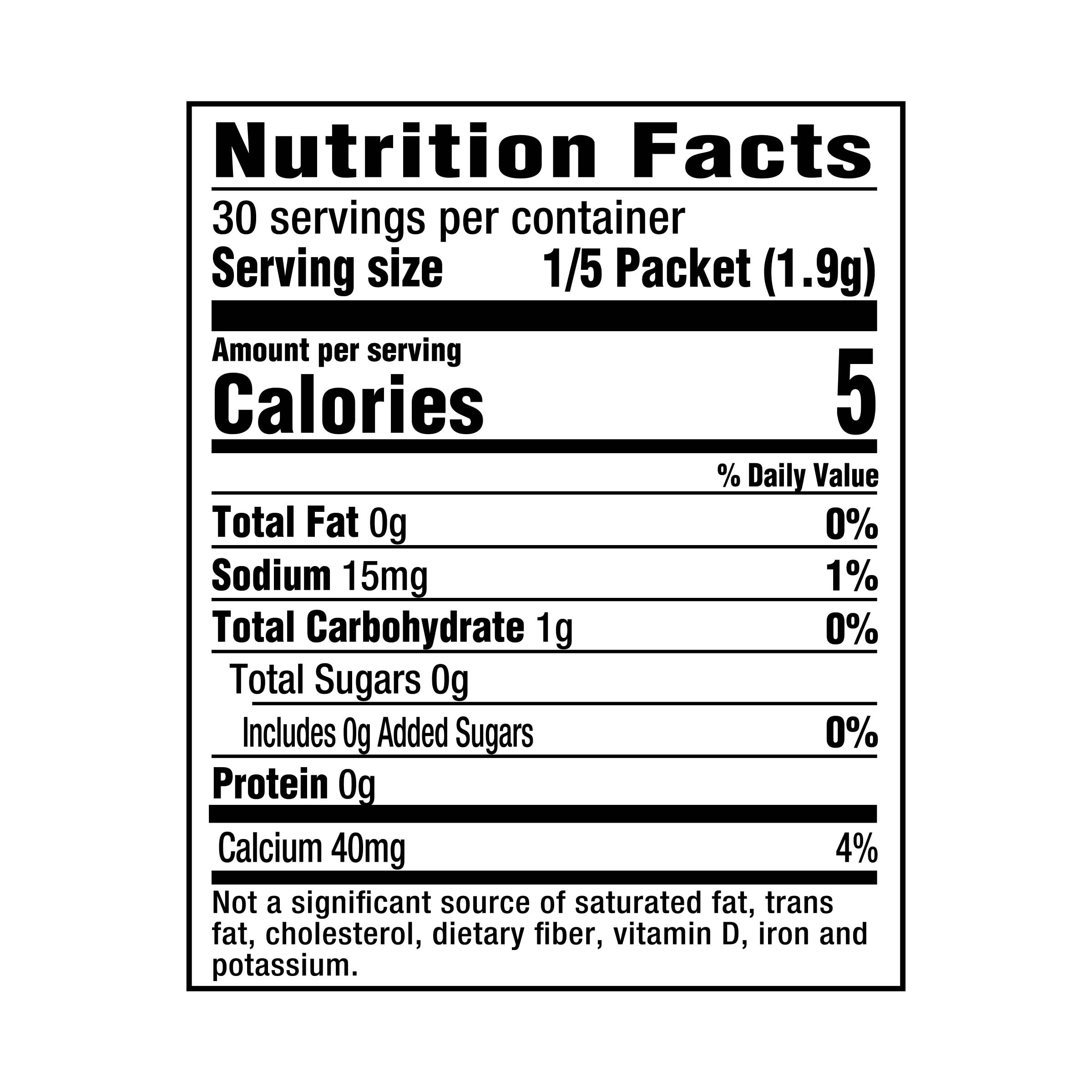Close-up Crystal Light packet torn open for fast single-serve convenience
