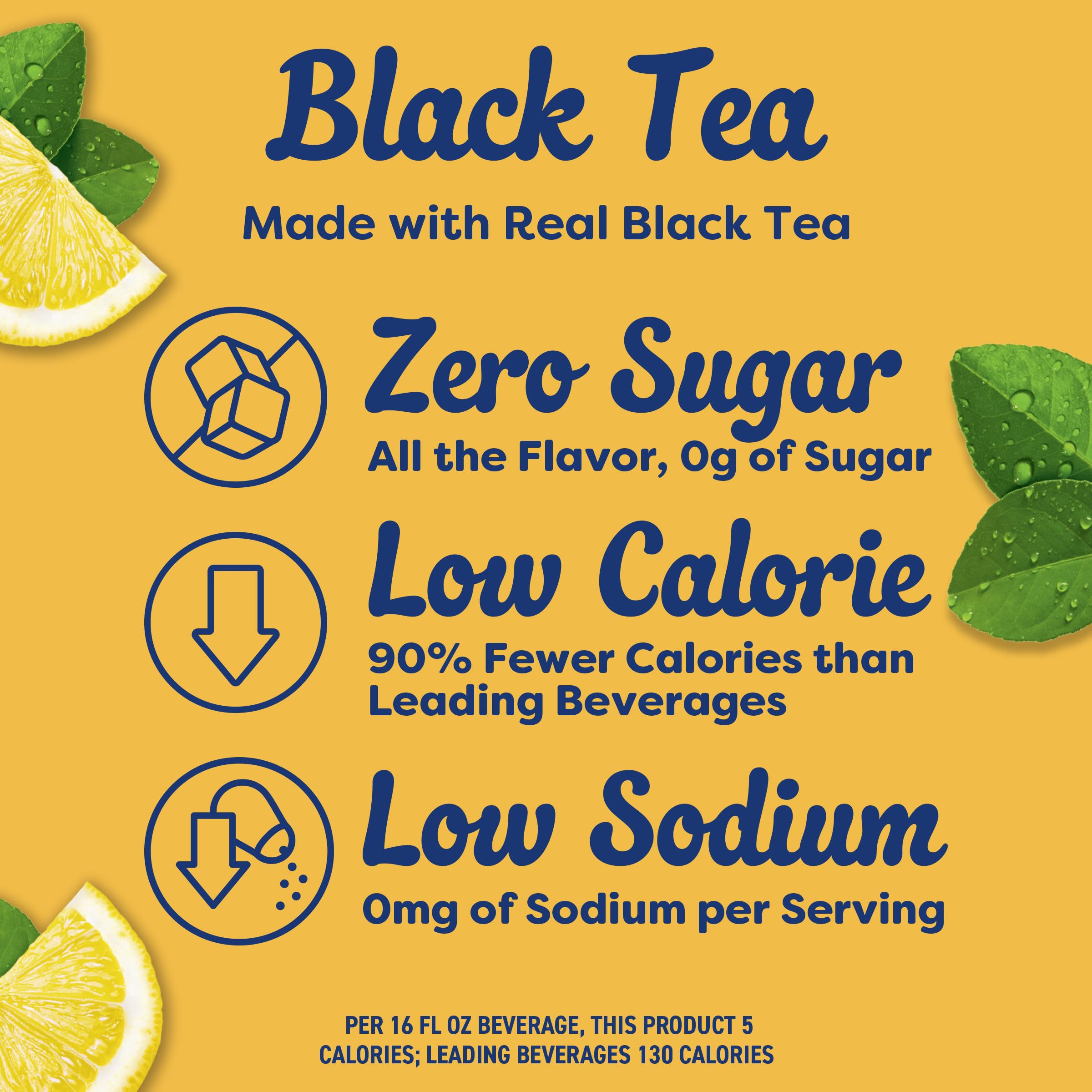 Crystal Light mixed in clear bottle with ice - refreshing lemon flavor on demand