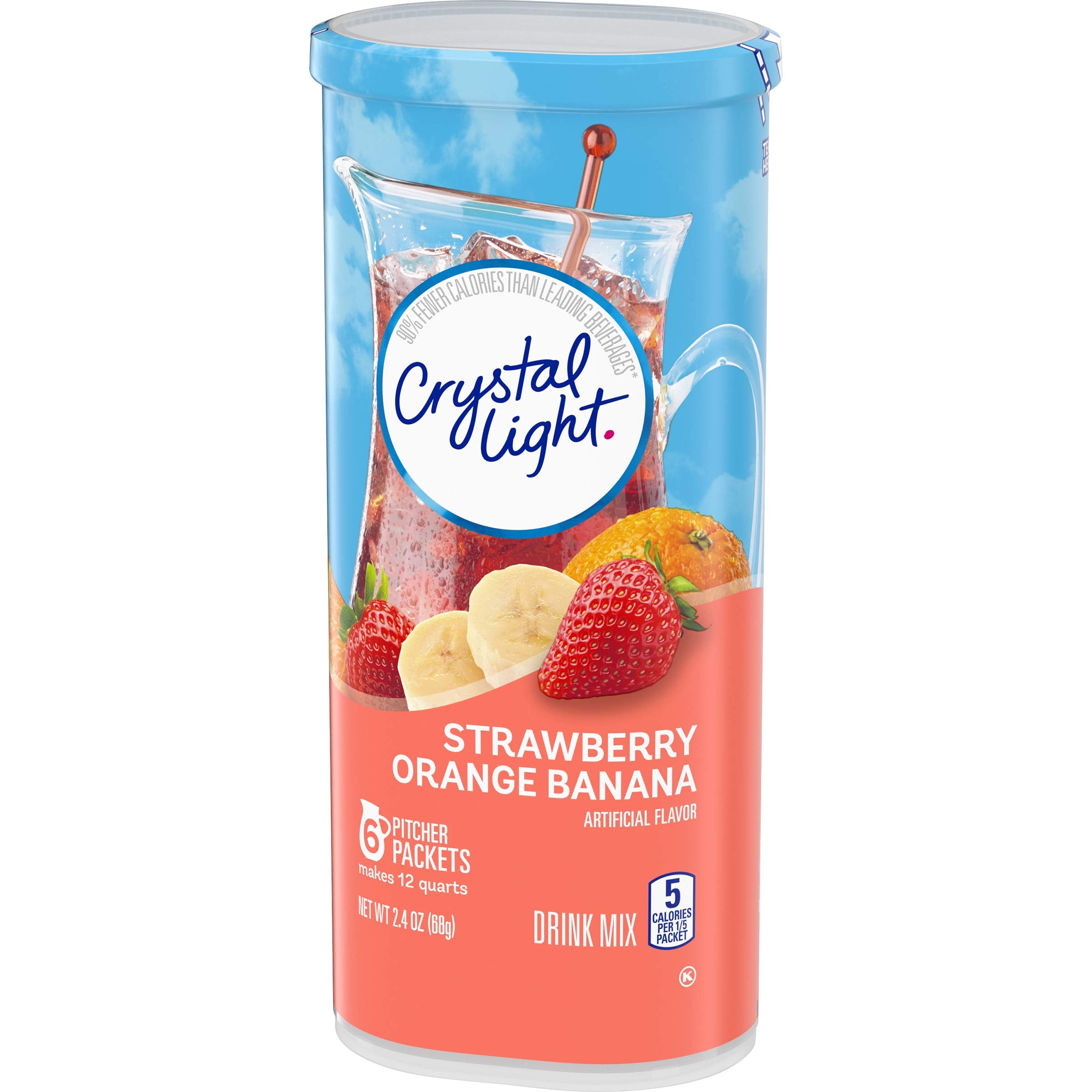 Crystal Light pitcher at picnic showing portable fruity hydration option