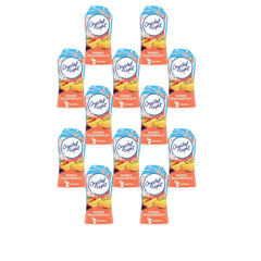 Crystal Light front packaging showing 12 mango passionfruit bottles for convenient flavor