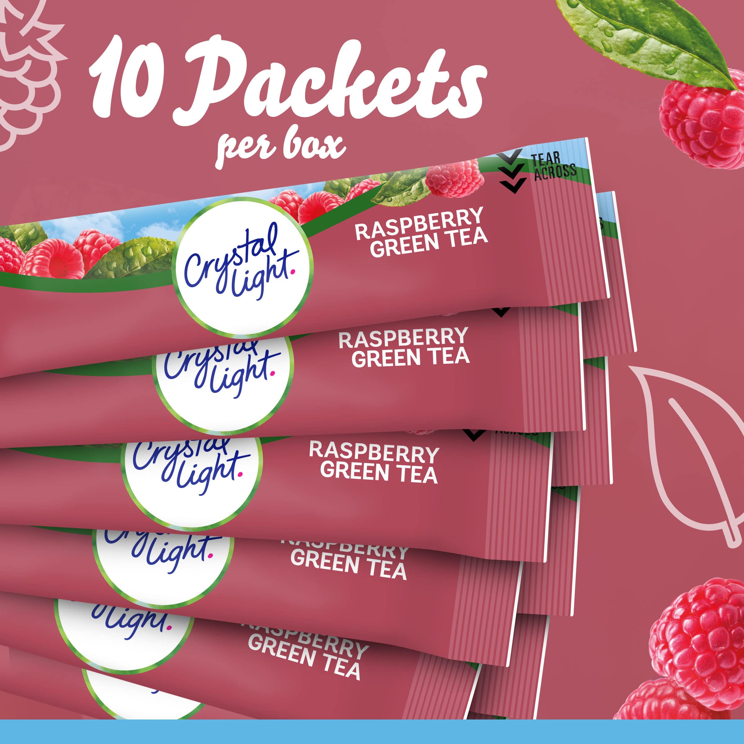 Crystal Light nutrition label and ingredients display aiding informed choices and transparency