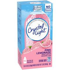 Crystal Light single packet close-up displaying tear notch and portable convenience