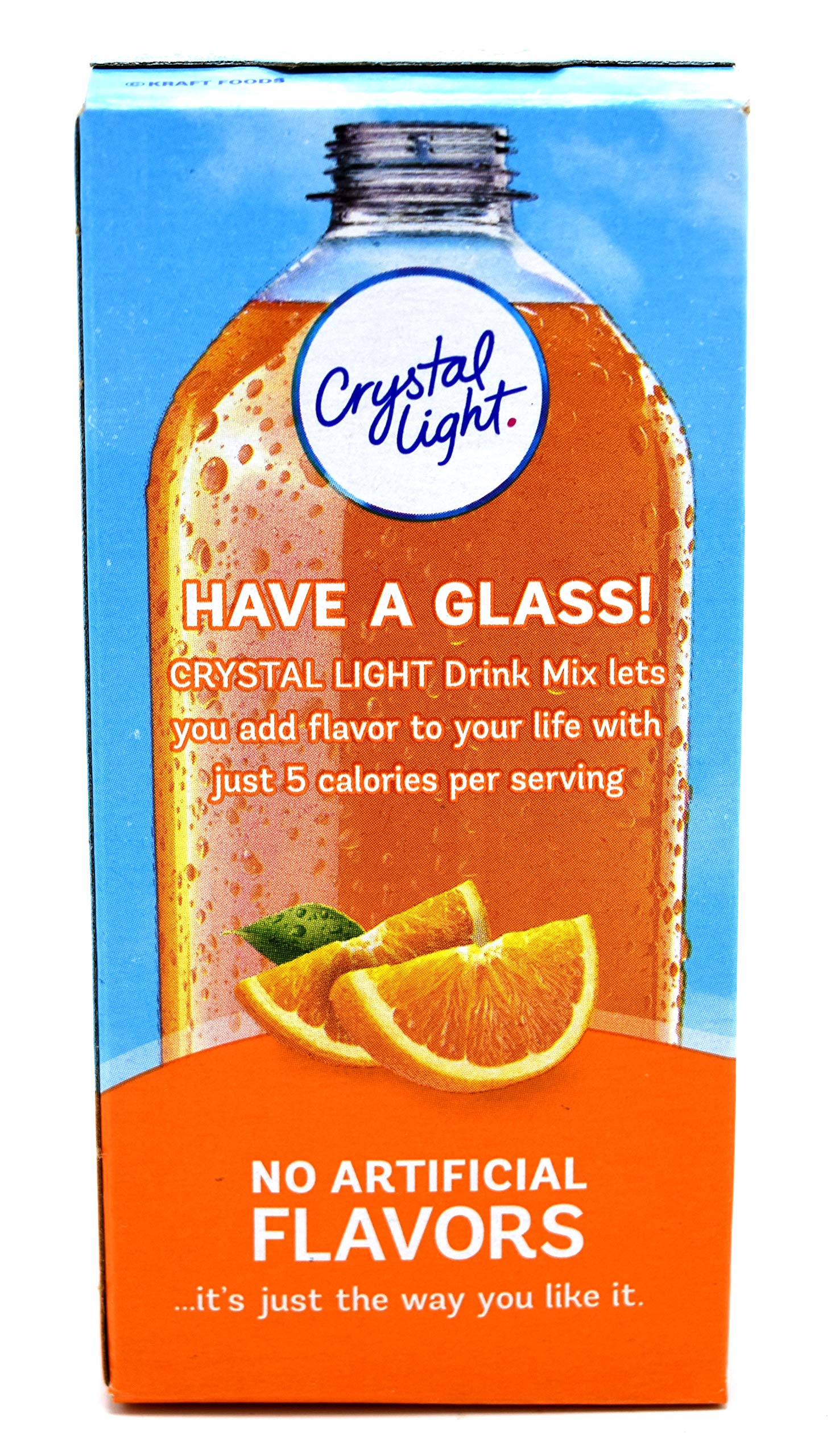 Crystal Light packet being poured into a water bottle for convenience