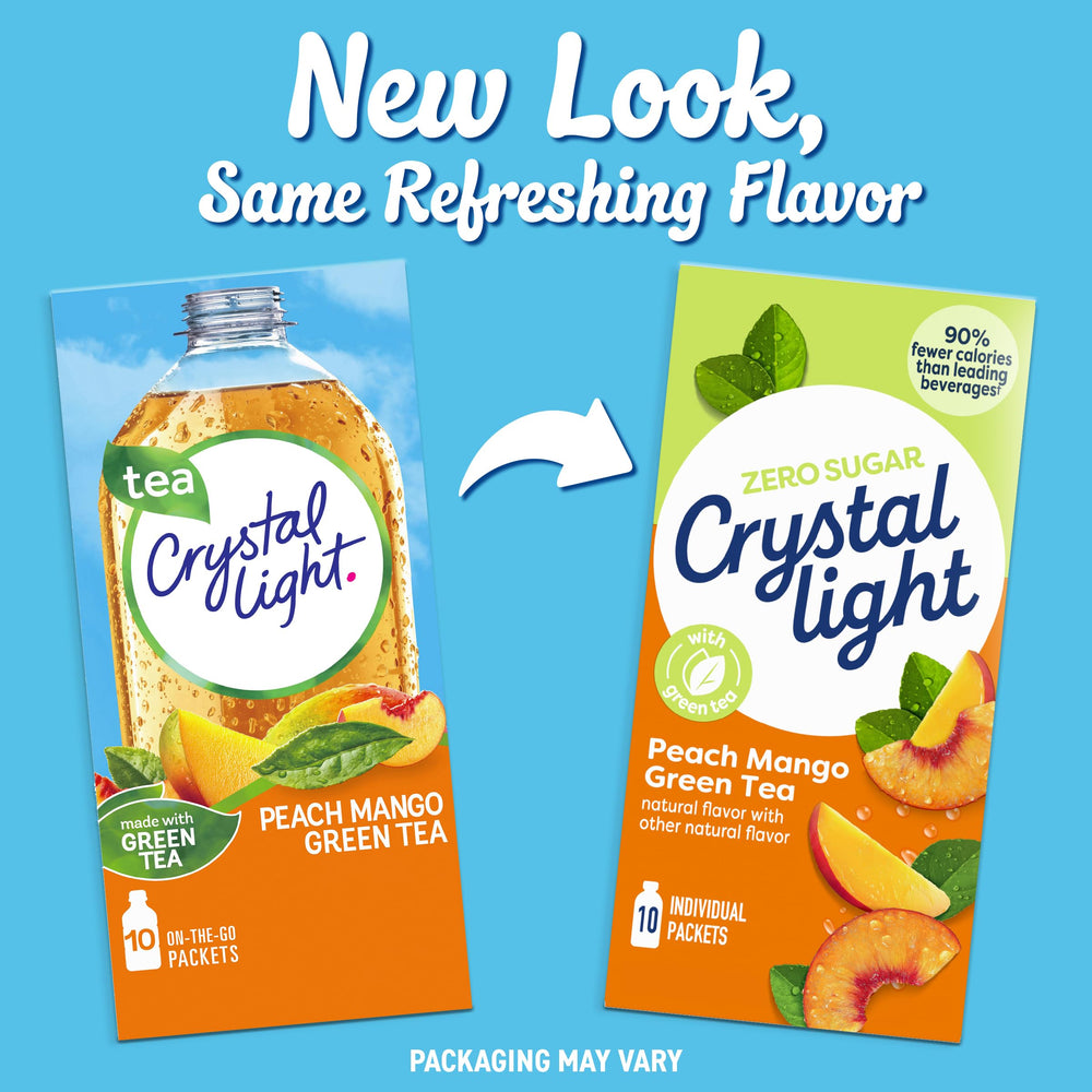 Crystal Light packets inside backpack pocket, brand enabling easy travel hydration