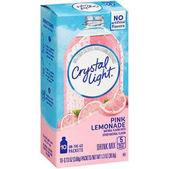Crystal Light packets in a purse, brand portability for travel and active days