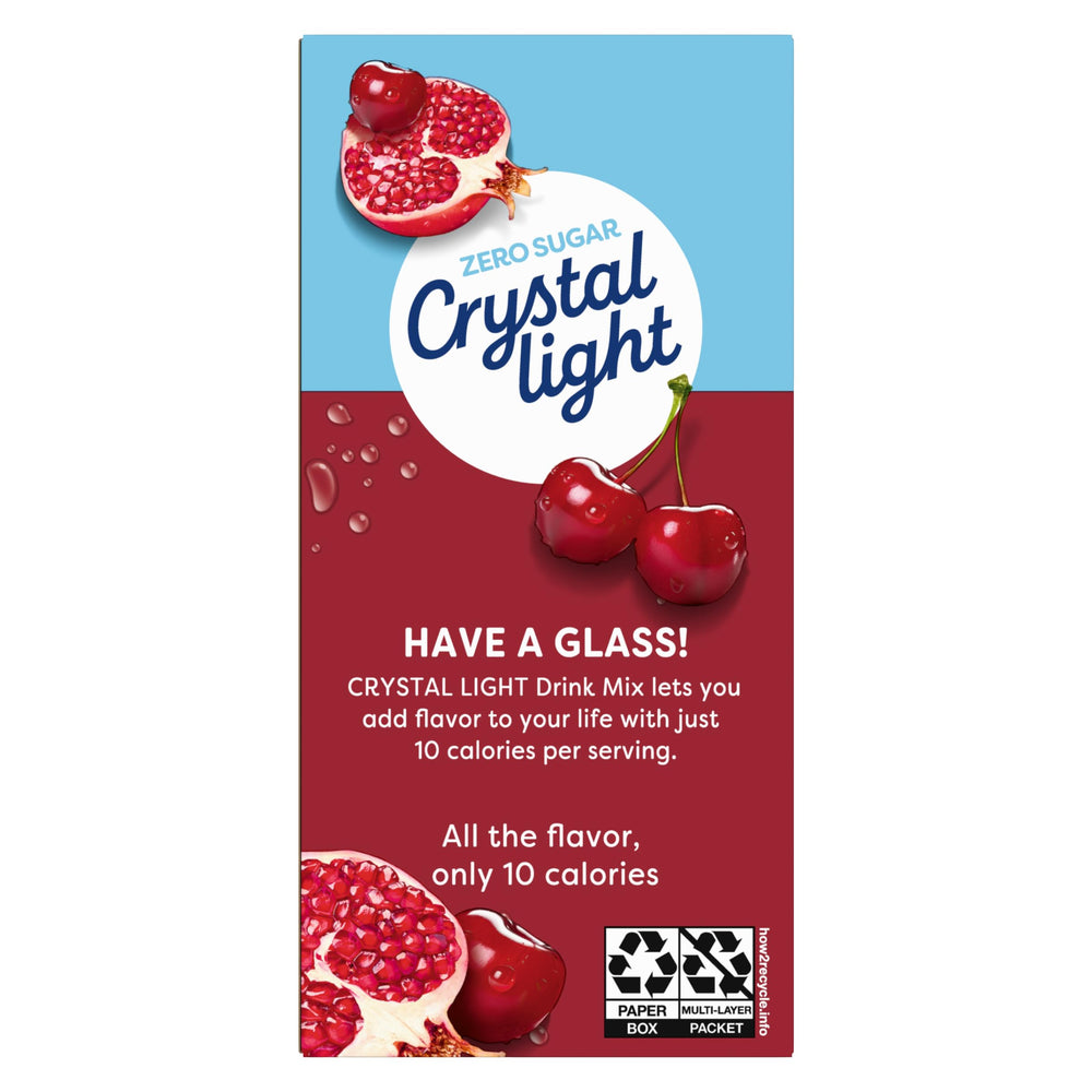 Crystal Light packets inside a purse showing brand and on-the-go stash benefit