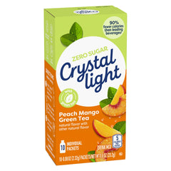 Crystal Light single packet close-up showing compact on-the-go convenience