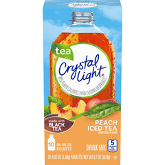 Close-up of a Crystal Light single on-the-go packet highlighting portable convenience