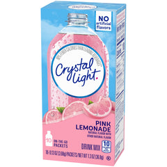 Crystal Light single packet close-up, easy single-serve flavoring on the go