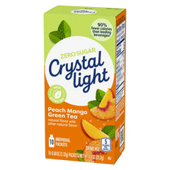 Crystal Light powder dissolving in water illustrating quick, smooth mixability