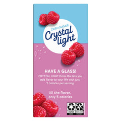 Crystal Light packet dissolving in a water bottle for instant flavored hydration