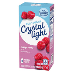 Crystal Light powdered texture showing fine granules and fast-mixing action
