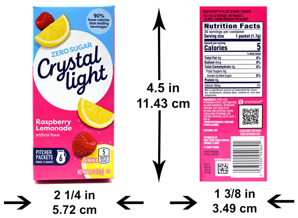 Crystal Light canister on kitchen counter with glasses, ideal for home entertaining