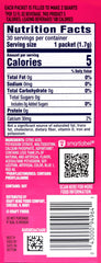 Close-up scoop of Crystal Light powder, precise portioning for consistent taste