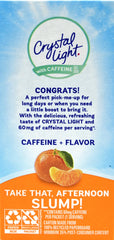 Crystal Light single packet close-up showing easy single-serve benefit