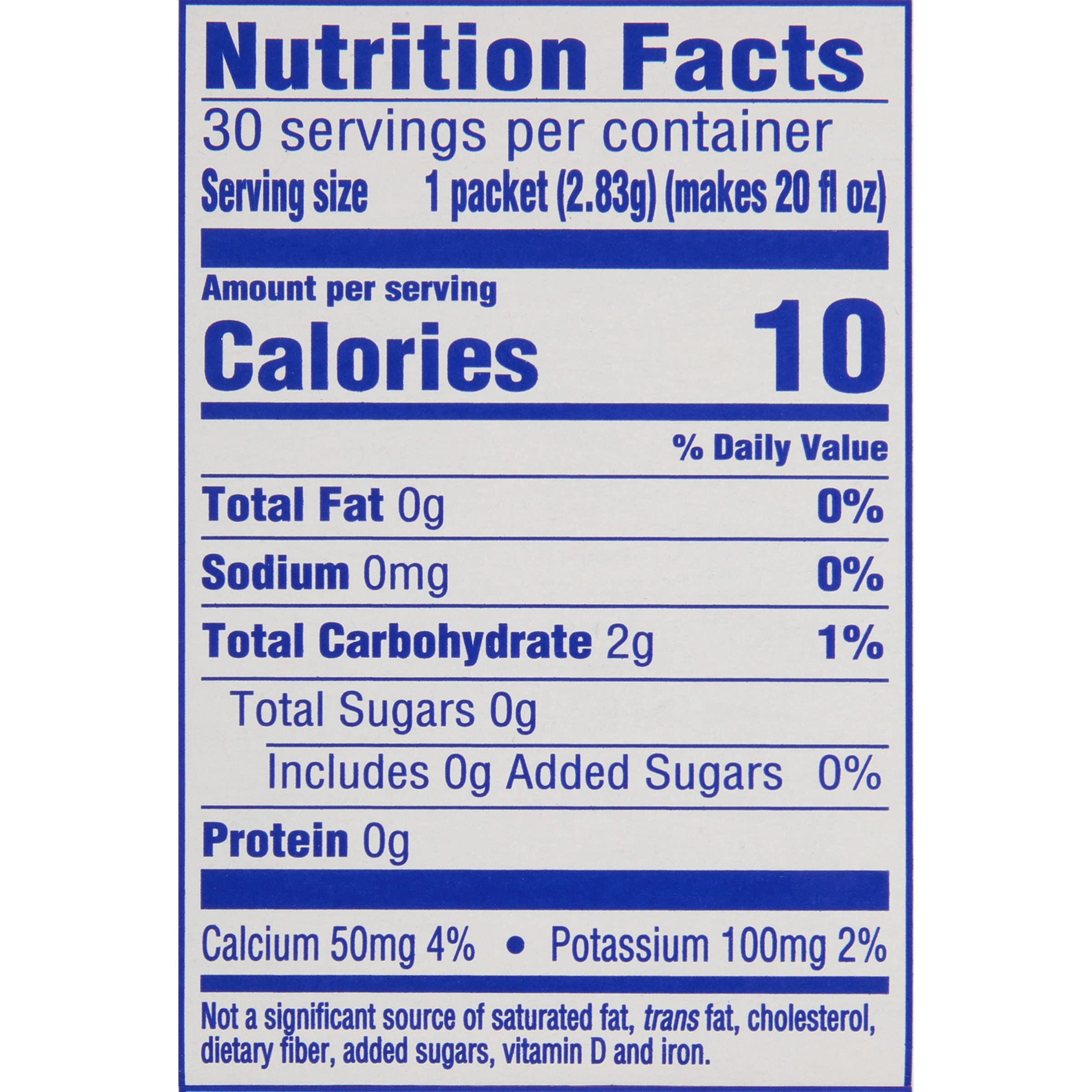 Crystal Light single-serve stick packet close-up illustrating easy tear-and-pour convenience