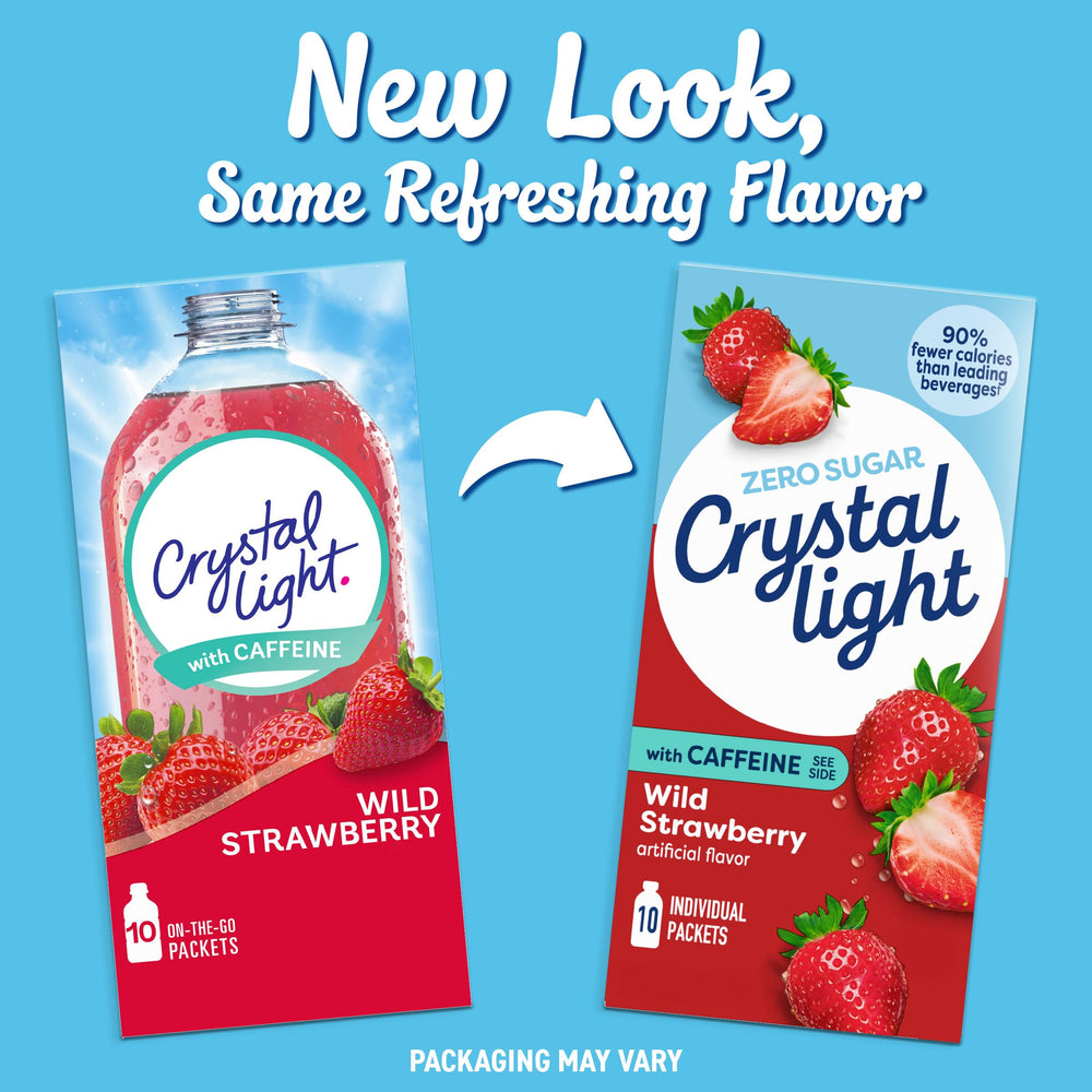 Crystal Light mixed in a reusable bottle demonstrating easy preparation