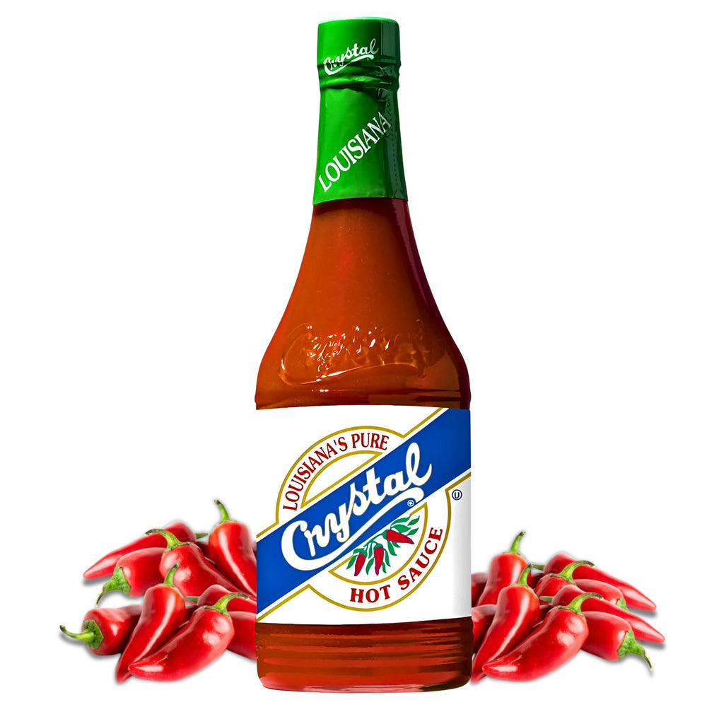 Crystal label detail highlighting ingredients and trusted recipe