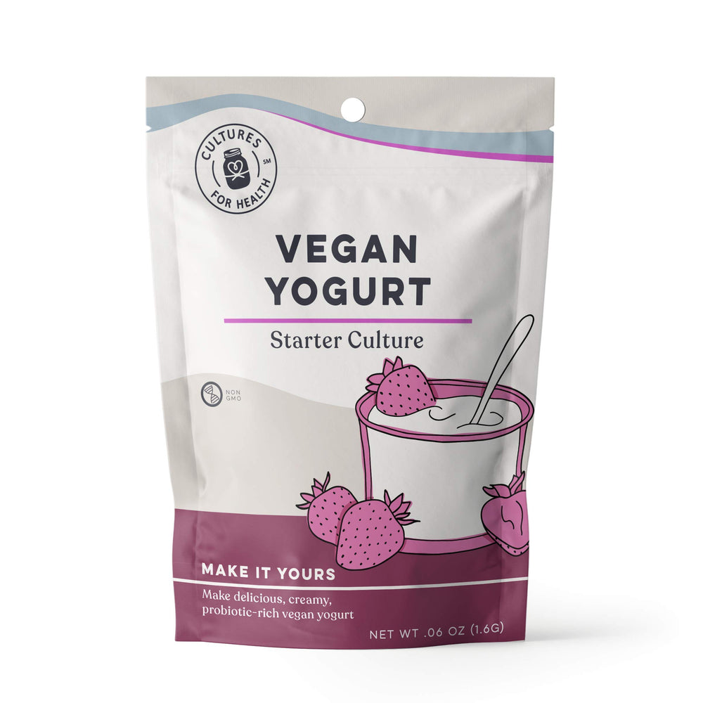 Cultures For Health front packaging showing four direct‑set packets and clear labeling for easy use