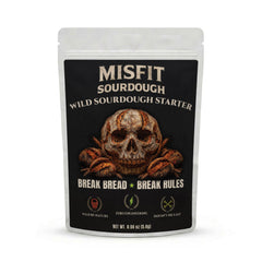 Cultures For Health front packaging showing Misfits starter and easy artisan baking