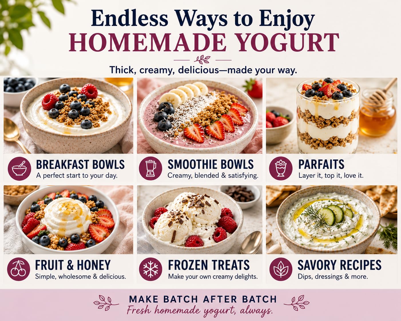Cultures For Health yogurt used for tzatziki, shows creamy consistency benefit