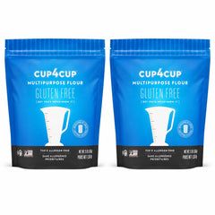 Cup4Cup front packaging showing two 3 lb bags and clear labeling benefit