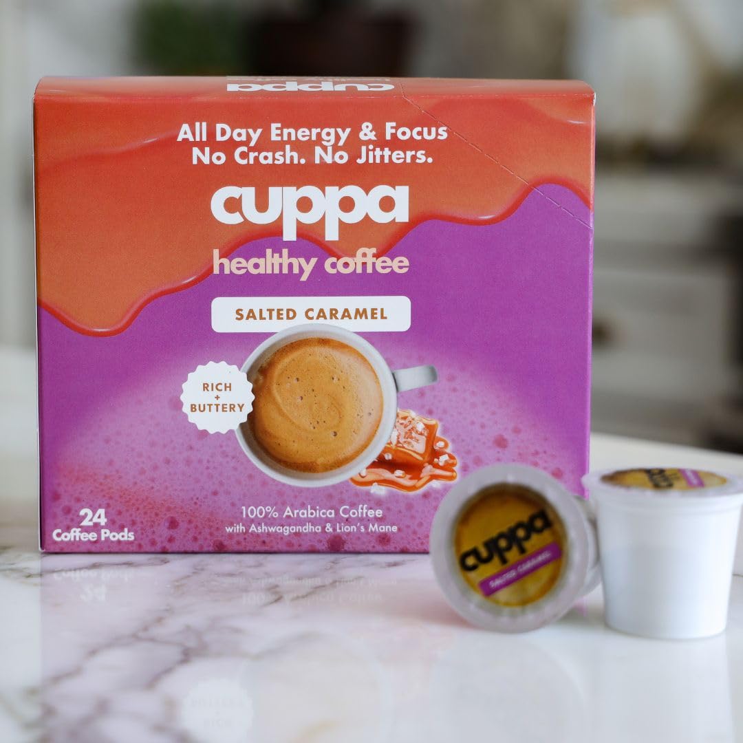 Cuppa Healthy Coffee on morning desk conveying focus and convenient ritual
